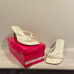 Rampage Fifth Avenue, color white smooth, size 10